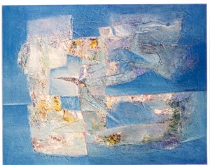  Chim tha mây  Đinh Cường (Sơn dầu trên bố 24 x30 in)