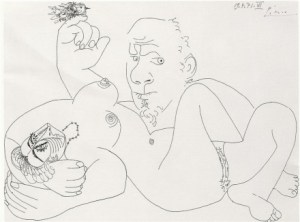 reclining_nude_with_man_and_bird-picasso