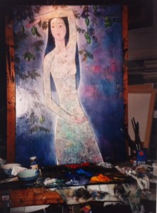 tranh-thieu_nu_ve_do_dang-nguyen_khai